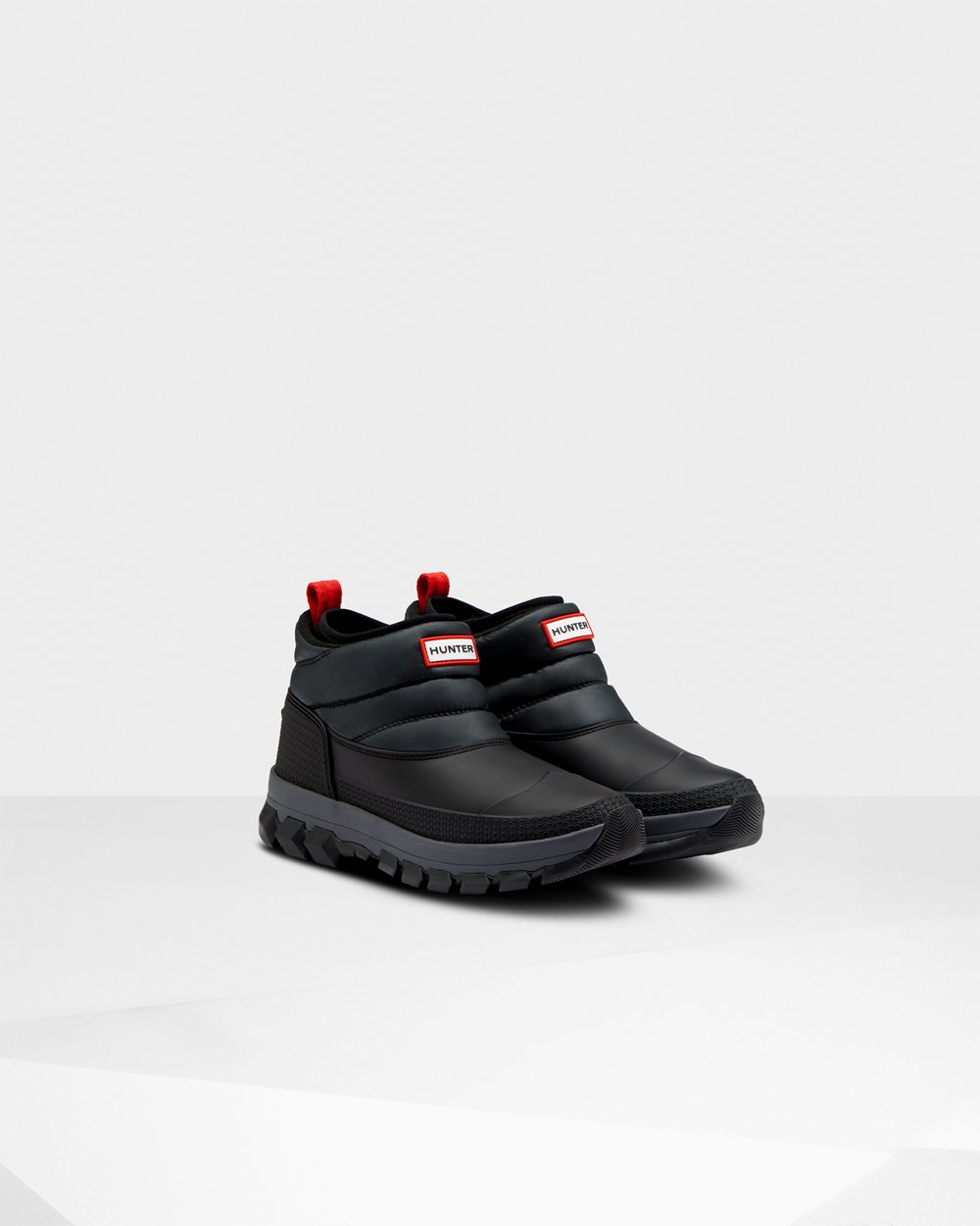Botas De Neve Hunter Feminina Pretas - Original Insulated Ankle - 82UMZLBVC
